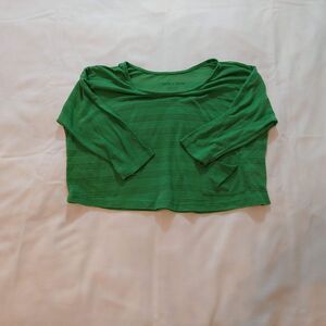 Womens  XS Pure Good crop sweater green